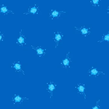 Seamless pattern bold paint splatters cartoon vector Stock Illustration