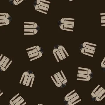 Seamless pattern bomber leather jacket male cartoon vector Stock Illustration
