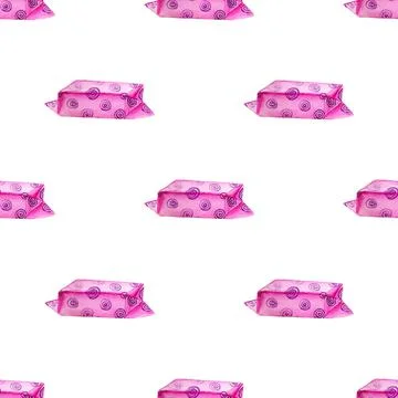 Seamless pattern with bonbons Stock Illustration