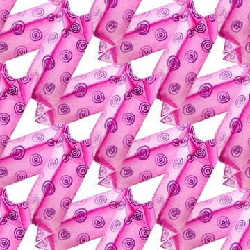 Seamless pattern with bonbons Stock Illustration