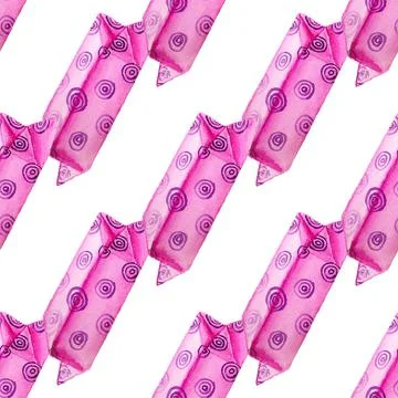 Seamless pattern with bonbons Stock Illustration