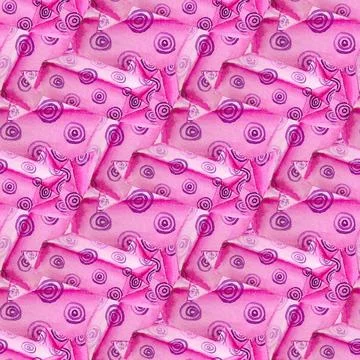 Seamless pattern with bonbons Stock Illustration