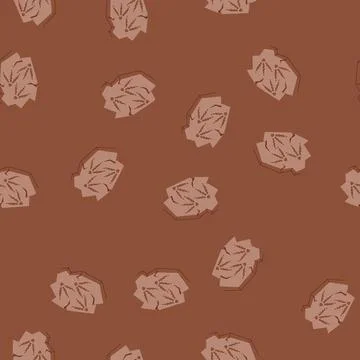 Seamless pattern bone fossil cartoon vector 스톡 일러스트