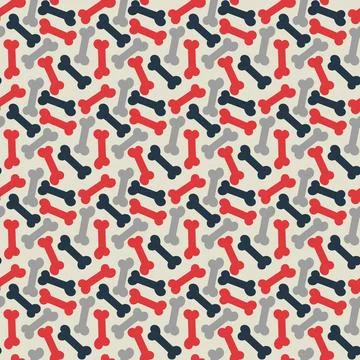 Seamless pattern Bone Seamless pattern with color grey and red Bone Copyri... 스톡 사진
