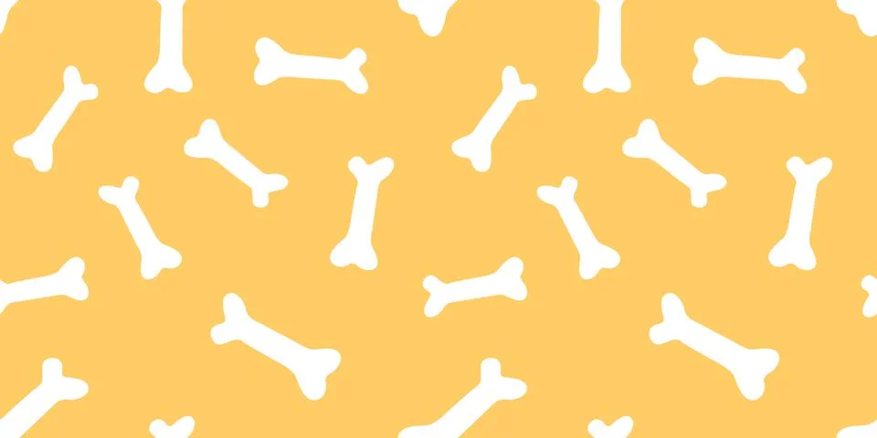 Seamless pattern with bones. Background and texture in flat style. For fabric Stockillustratie