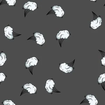 Seamless pattern boom speed comic cartoon vector 库存插图