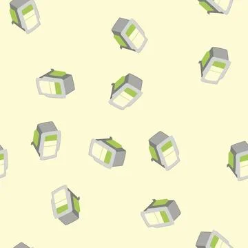 Seamless pattern bottle ink cartridge cartoon vector Stock Illustration