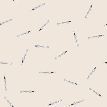 Seamless pattern bow cello cartoon vector Stock Illustration