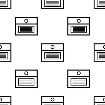 Seamless pattern with box for documents on white background. Vector. Stock Illustration