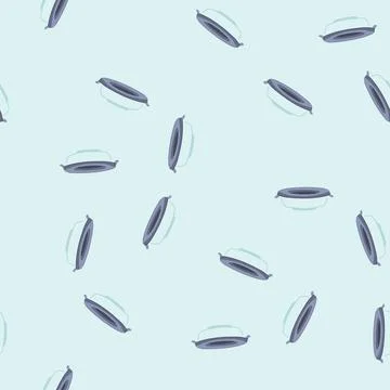 Seamless pattern box glass container cartoon vector イラスト素材