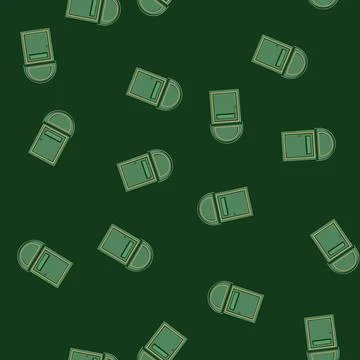 Seamless pattern box mailbox letter cartoon vector Stock Illustration