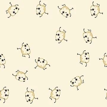 Seamless pattern box popcorn character cartoon vector Stock Illustration