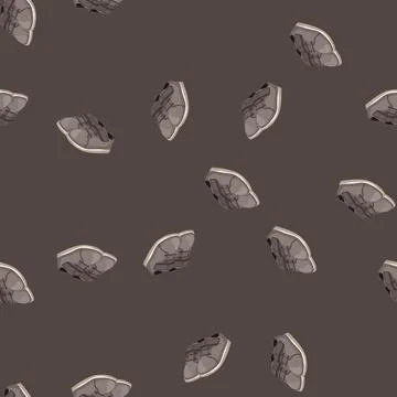 Seamless pattern boy kid shoes cartoon vector Stock Illustration