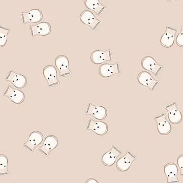 Seamless pattern boy toddler socks cartoon vector Stock Illustration