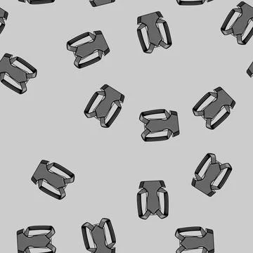 Seamless pattern brace back posture corrector cartoon vector イラスト素材