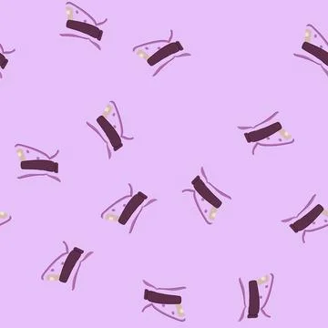 Seamless pattern brace cervical neck collar cartoon vector Stock Illustration