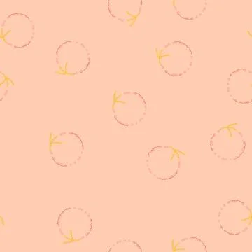 Seamless pattern bracelet beads necklace cartoon vector Stock Illustration