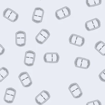 Seamless pattern bracelet buckle belt cartoon vector Stockillustratie