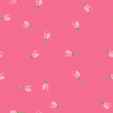 Seamless pattern branch sakura cherry blossom cartoon vector イラスト素材