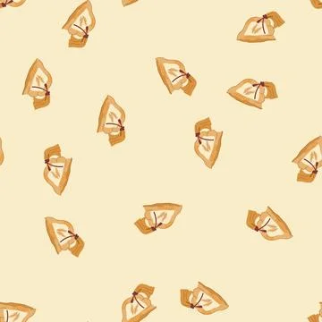 Seamless pattern brand cereal bag cartoon vector Stock Illustration