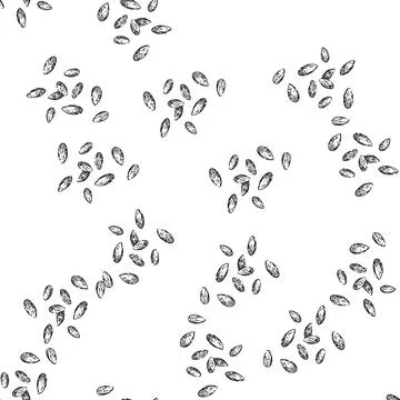 Seamless pattern bread rye sketch hand drawn Stockillustratie