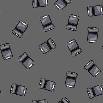 Seamless pattern bread sandwich maker cartoon vector Stockillustratie