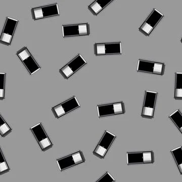 Seamless pattern breakfast capsule coffee maker cartoon vector Stock Illustration
