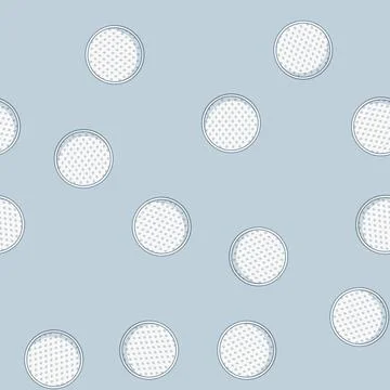 Seamless pattern Breast pad with dotted texture for maternity hygiene イラスト素材