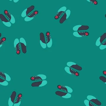 Seamless pattern breathable insoles cartoon vector Stock Illustration