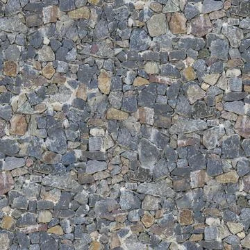 Seamless pattern of brick stone wall Stock Photos