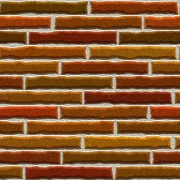 Seamless  pattern  of brick wall Illustrazione stock