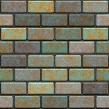 Seamless  pattern  of brick wall Stock Illustration