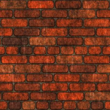 Seamless  pattern  of brick wall Illustrazione stock