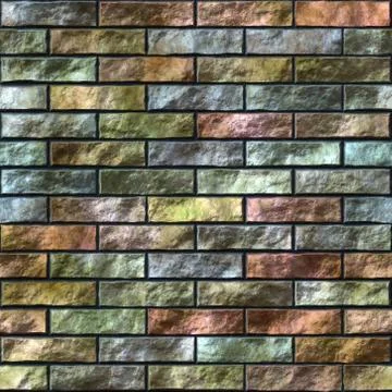 Seamless  pattern  of brick wall イラスト素材