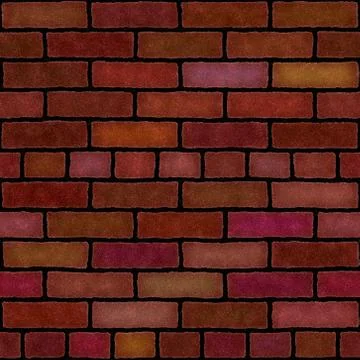 Seamless  pattern  of brick wall 스톡 일러스트