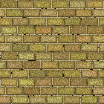 Seamless  pattern  of brick wall Stock Illustration