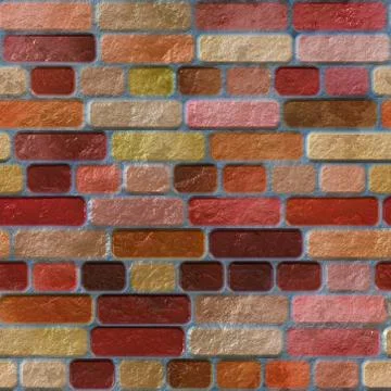 Seamless  pattern  of brick wall イラスト素材