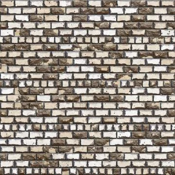 Seamless  pattern  of brick wall Stock Illustration