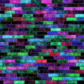 Seamless  pattern  of brick wall イラスト素材