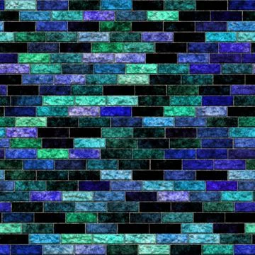 Seamless  pattern  of brick wall Illustrazione stock
