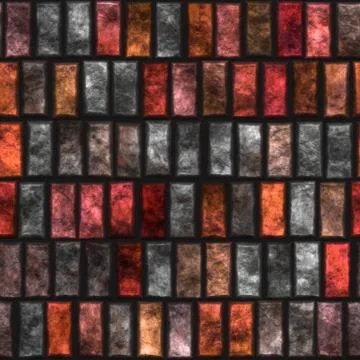 Seamless  pattern  of brick wall 스톡 일러스트