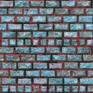 Seamless  pattern  of brick wall Stock Illustration