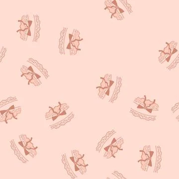 Seamless pattern bride garter wedding cartoon vector イラスト素材