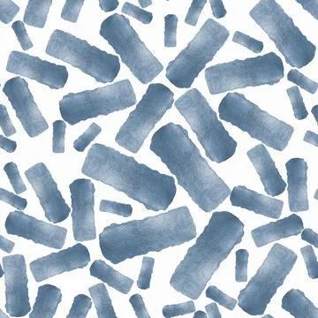 Seamless pattern of bright gray watercolor stains. For textile, wrapper Stock Illustration