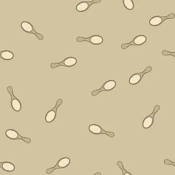 Seamless pattern bristle soft baby brush cartoon vector 스톡 일러스트