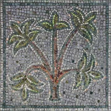 Seamless pattern with brite mosaic blocks Stock Photos