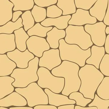 Seamless pattern of broken ragged lines imitating masonry. Illustration for t イラスト素材