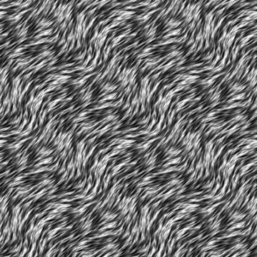 Seamless pattern with broken wavy strips . Vintage background in two colors Stock Illustration