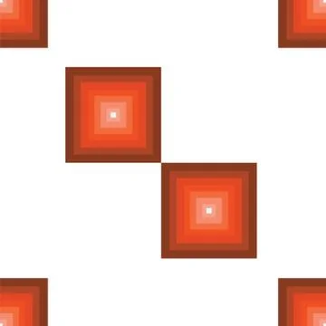 Seamless pattern with brown and orange squares vector Stock Illustration