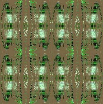 Seamless pattern brown green Stock Illustration